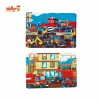 پازل 24 تکه پیرامون کامیون ها بسته 2 عددی